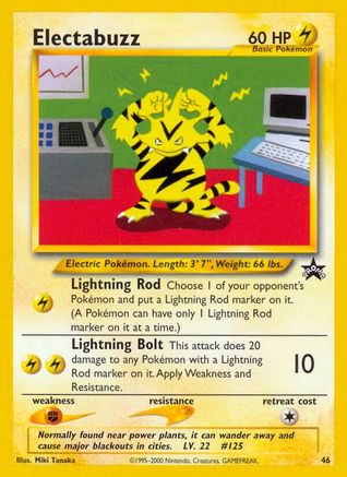 [PKM] Electabuzz (46) [Wizards of the Coast: Black Star Promos]