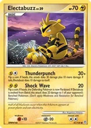 [PKM] Electabuzz (81/130) [Diamond & Pearl: Base Set]