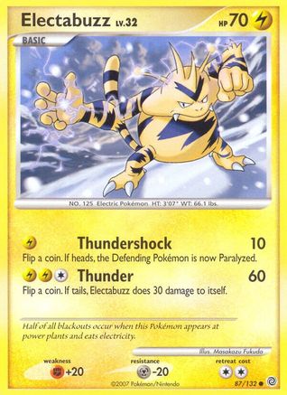 [PKM] Electabuzz (87/132) [Diamond & Pearl: Secret Wonders]