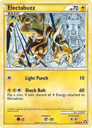 [PKM] Electabuzz (33/102) [HeartGold & SoulSilver: Triumphant]