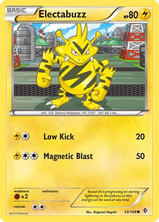 [PKM] Electabuzz (53/149) [Black & White: Boundaries Crossed]
