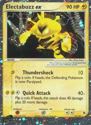 [PKM] Electabuzz ex (97/109) [EX: Ruby & Sapphire]