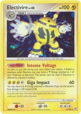 [PKM-R] Electivire (3/130) [Diamond & Pearl: Base Set]