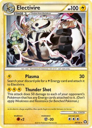 [PKM-R] Electivire (20/102) [HeartGold & SoulSilver: Triumphant]