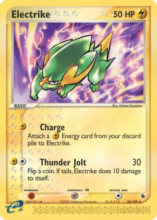[PKM] Electrike (30/109) [EX: Ruby & Sapphire]