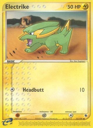 [PKM] Electrike (52/109) [EX: Ruby & Sapphire]
