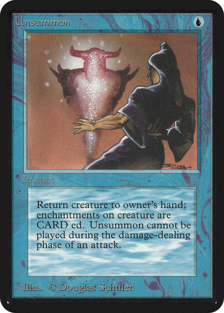 {C} Unsummon [Alpha Edition][LEA 086]