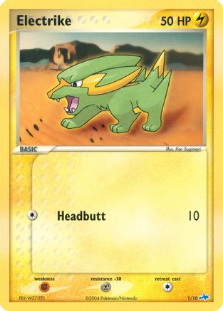 [PKM] Electrike (1/10) [EX: Trainer Kit - Latios]