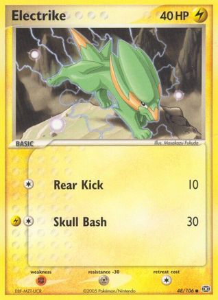 [PKM-C] Electrike (48/106) (Stamped) [EX: Emerald]