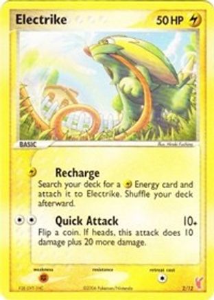 [PKM] Electrike (2/12) [EX: Trainer Kit 2 - Plusle]