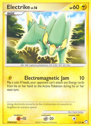 [PKM] Electrike (81/123) [Diamond & Pearl: Mysterious Treasures]
