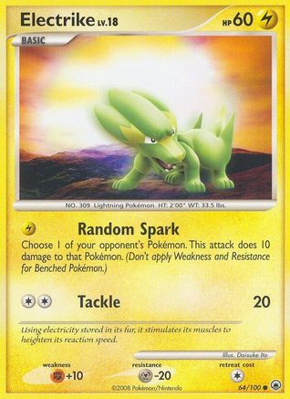 [PKM-C] Electrike (64/100) [Diamond & Pearl: Majestic Dawn]