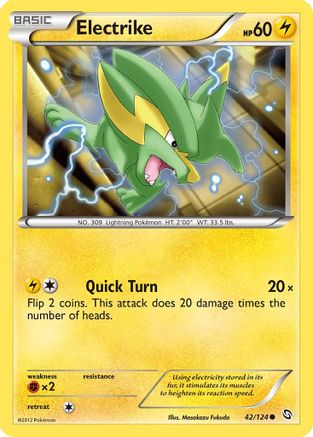 [PKM-C] Electrike (42/124) [Black & White: Dragons Exalted]