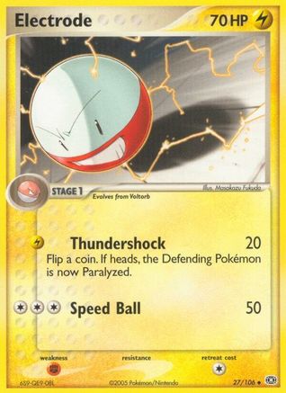 [PKM] Electrode (27/106) (Stamped) [EX: Emerald]