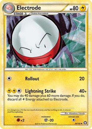 [PKM] Electrode (34/102) [HeartGold & SoulSilver: Triumphant]