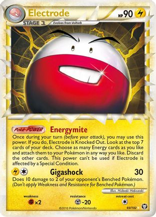 [PKM] Electrode (93/102) [HeartGold & SoulSilver: Triumphant]