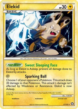 [PKM] Elekid (21/102) [HeartGold & SoulSilver: Triumphant]