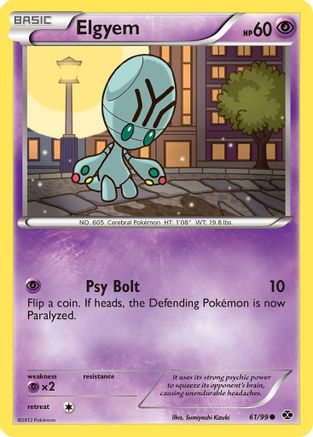 [PKM] Elgyem (61/99) [Black & White: Next Destinies]
