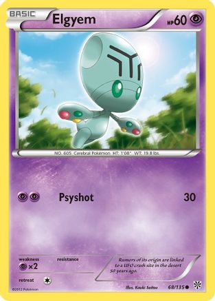 [PKM] Elgyem (68/135) [Black & White: Plasma Storm]