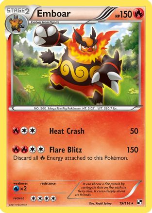 [PKM] Emboar (19/114) [Black & White: Base Set]