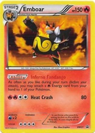 [PKM-R] Emboar (BW21) [Black & White: Black Star Promos]