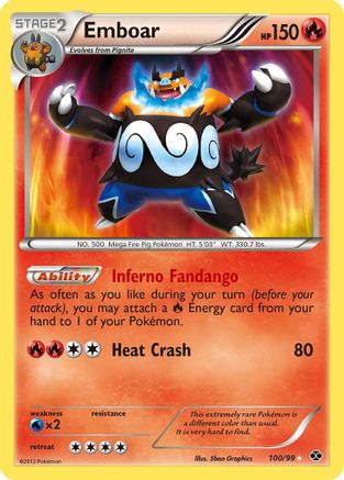 [PKM] Emboar (100/99) [Black & White: Next Destinies]