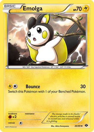 [PKM] Emolga (49/99) [Black & White: Next Destinies]
