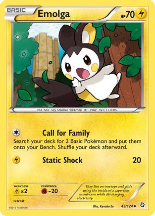 [PKM] Emolga (45/124) [Black & White: Dragons Exalted]
