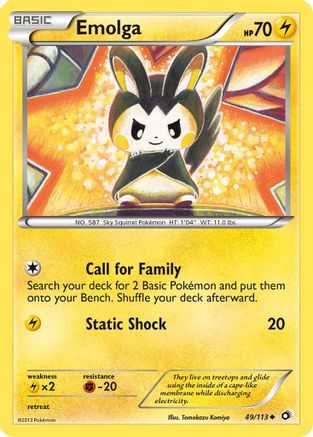 [PKM-C] Emolga (49/113) [Black & White: Legendary Treasures]