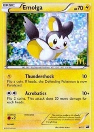 [PKM-R] Emolga (6/12) [McDonald's Promos: 2012 Collection]