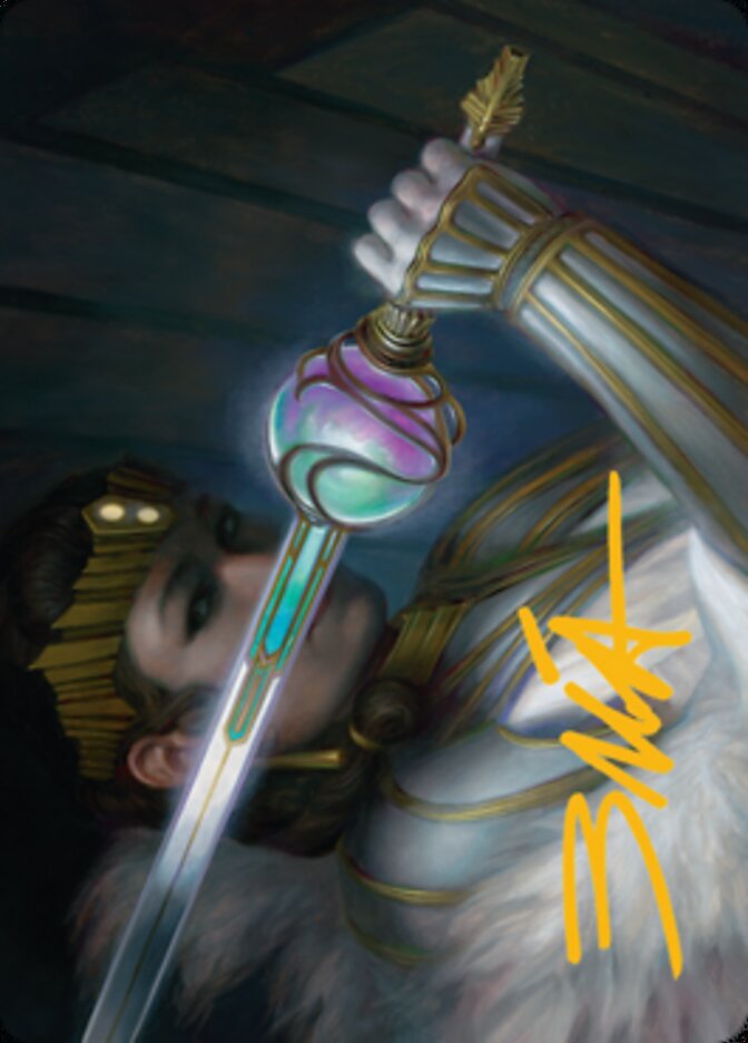 {A} Luxior, Giada's Gift Art Card (Gold-Stamped Signature) [Streets of New Capenna Art Series][GS ASNC 034]