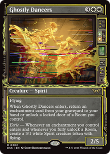 {@R} Ghostly Dancers (Showcase) [Duskmourn: House of Horror][DSK 302]