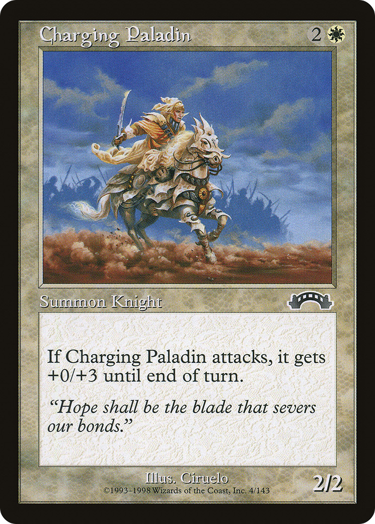 {C} Charging Paladin [Exodus][EXO 004]