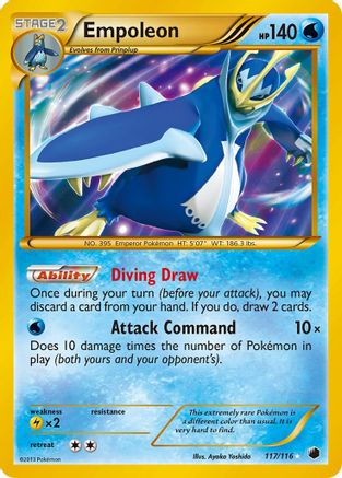 [PKM] Empoleon (117/116) [Black & White: Plasma Freeze]
