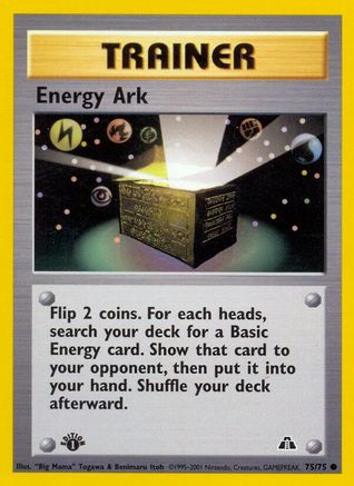 [TR] Energy Ark (75/75) [Neo Discovery Unlimited]
