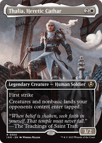 {R} Thalia, Heretic Cathar (borderless) [Innistrad Remastered][INR 300]