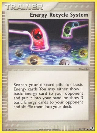 [PKM] Energy Recycle System (81/115) [EX: Unseen Forces]