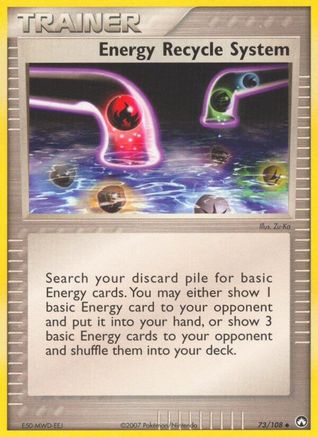 [TR] Energy Recycle System (73/108) (Stamped) [EX: Power Keepers]