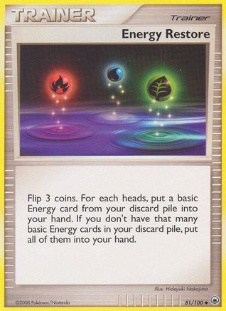 [PKM] Energy Restore (81/100) [Diamond & Pearl: Majestic Dawn]