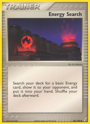 [PKM] Energy Search (86/100) (Stamped) [EX: Crystal Guardians]