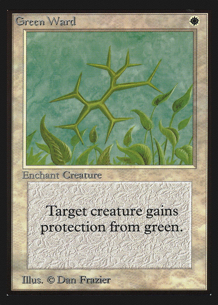 {C} Green Ward [International CollectorsÃ¢Â€Â™ Edition][GB CEI 021]