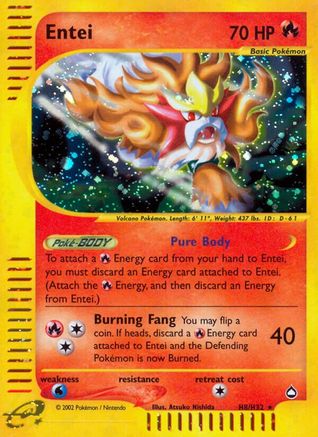 [PKM] Entei (H8/H32) [Aquapolis]