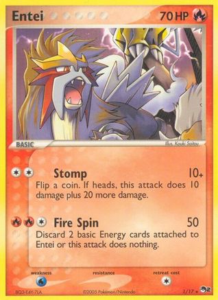 [PKM-R] Entei (1/17) [POP Series 2]