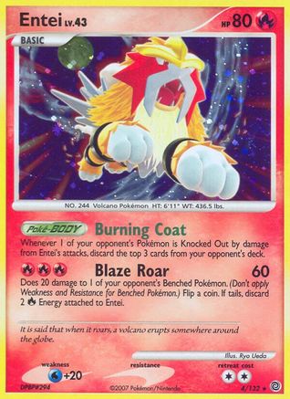 [PKM] Entei (4/132) [Diamond & Pearl: Secret Wonders]