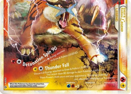 [PKM-R] Entei & Raikou LEGEND (91/95) [HeartGold & SoulSilver: Unleashed]