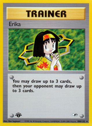 [PKM] Erika (100/132) [Gym Heroes 1st Edition]