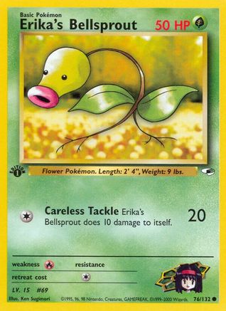 [PKM-C] Erika's Bellsprout (76/132) [Gym Heroes Unlimited]