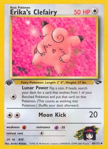 [PKM] Erika's Clefairy (40/132) [Gym Challenge 1st Edition]