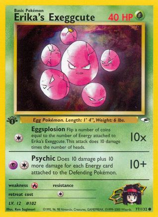 [PKM] Erika's Exeggcute (77/132) [Gym Heroes 1st Edition]