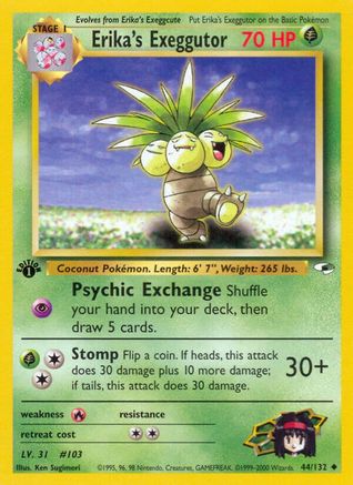 [PKM-C] Erika's Exeggutor (44/132) [Gym Heroes 1st Edition]